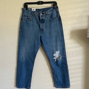 Levi's Women's 501 Cropped Jeans  size 29x26